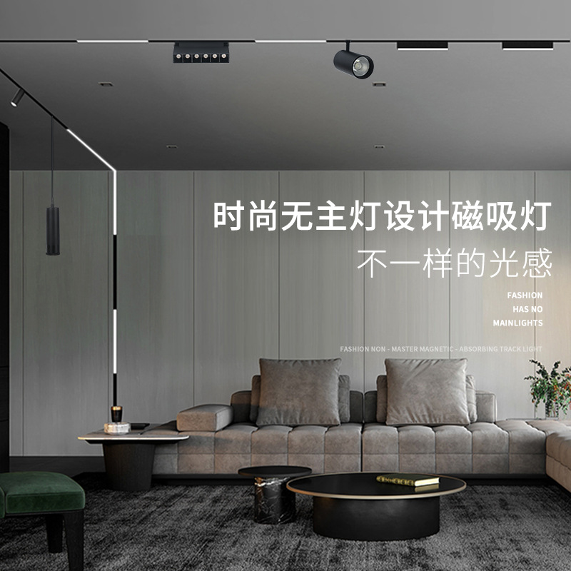 磁吸轨道灯嵌产品图