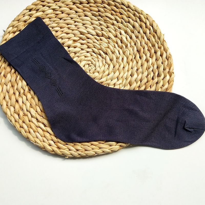 Socks silk stockings men's socks a hair replacement summer new men's solid color in the tube stockings business pearl velvet socks mercerized fashion men's stockings wholesale a hair replacement Item Picture