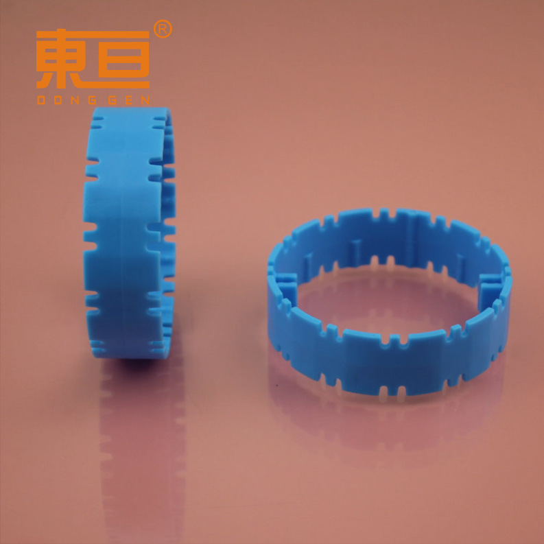 GQ7020 blue roller ring, unicycle ring, balance ring, plastic ring, toy accessories, technological building block parts Specification image