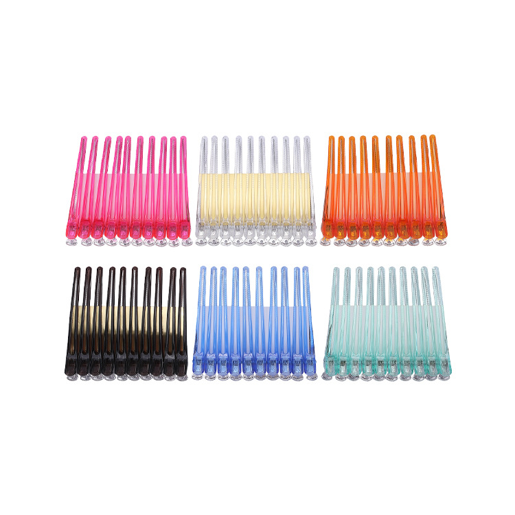 Hair crystal tape beauty clip Candy color alligator clip word clip no trace clipping hair barber shop supplies