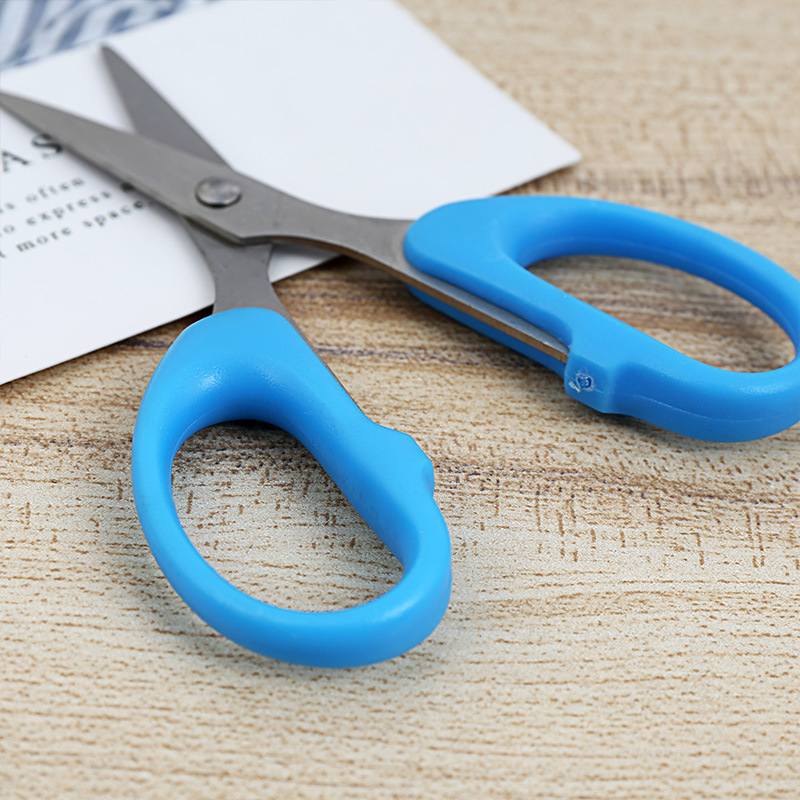 Office scissors Industrial scissors kitchen knife King scissors household pointed sleeve leather scissors small scissors manufacturers wholesale Specification drawing