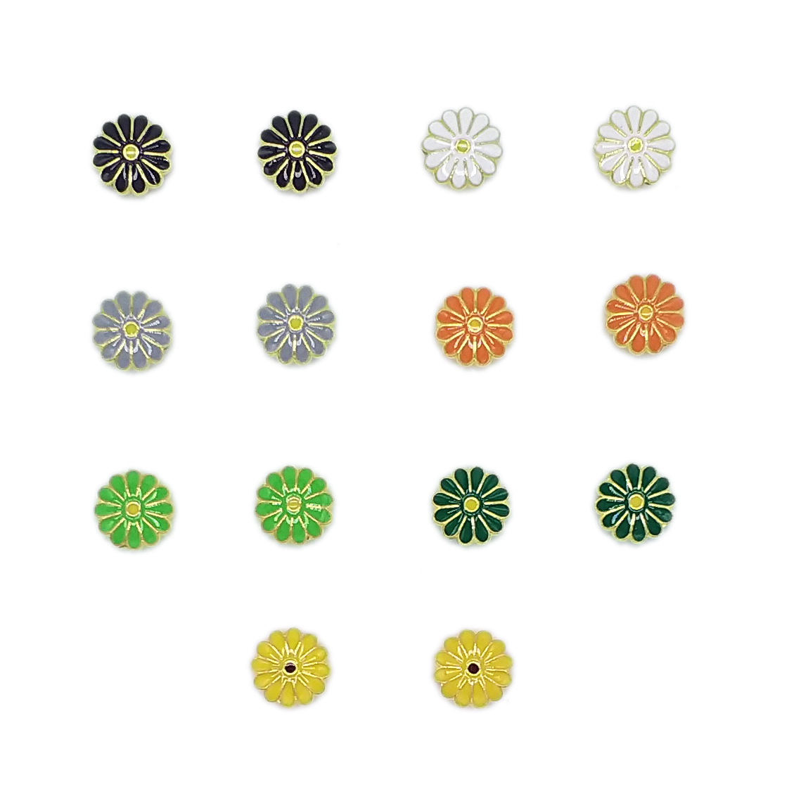 Manufacturers Direct Supply New Drip Daisy Perforated Creative Cute Bracelet Necklace Diy Accessory Alloy Accessories Accessories