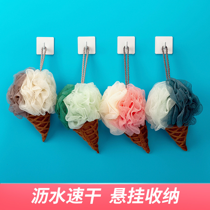俊美浴球/加厚柔软卡通/大号可挂爆炸细节图