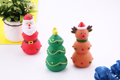 圣诞系列-小圣诞老人 麋鹿 树 宠物玩具互动工厂店