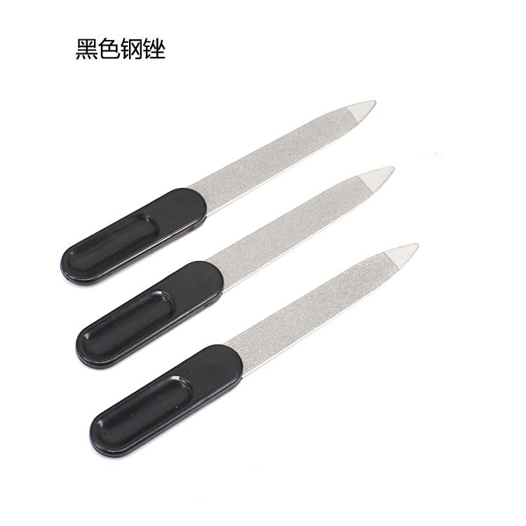Direct sales of stainless steel nail files, sandblasted and sandplated metal nail files, sandpaper, and rubbing strips shanilak details Picture