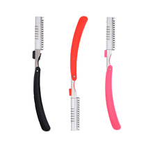 Portable hairdressing barber scraper Men's folding razor shaving shaving hair shaving hair shaving eyebrows shaving