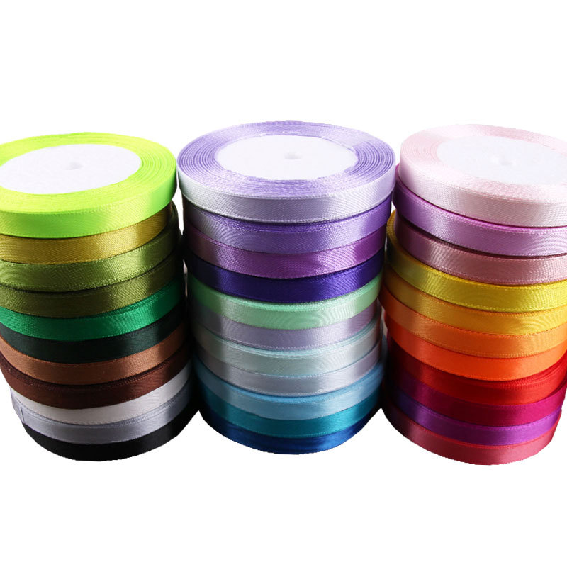 1cm braided hair ribbon, colorful ribbon, silk ribbon, cloth ribbon, Christmas packaging ribbon, gold gift braided ribbon, 10mm Item Picture