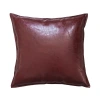 Cross-border American-style faux leather sofa pillowcases, industrial-style bar soft furnishings, decorative leather sofa pillowcases Item Picture
