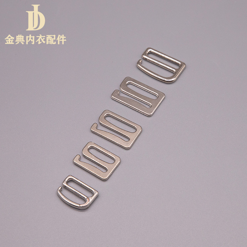 Jindian Underwear Accessories Thickened 089 Word Buckle Metal Underwear Adjustment Alloy Buckle Bra Strap Buckle Swimsuit Item Picture