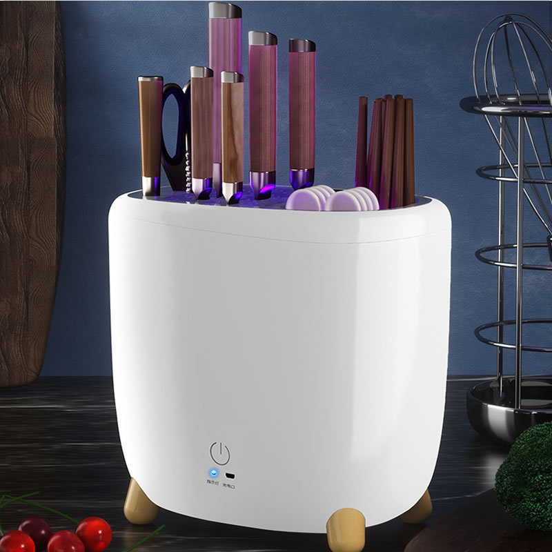 Household small disinfection knife rack, disinfection knife rack, intelligent ultraviolet disinfection knife rack