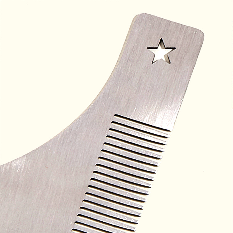 shanilak men's dedicated beard comb, full beard trimming and sideburns styling tool, portable beard grooming and beauty tool, other beauty tools Specification image