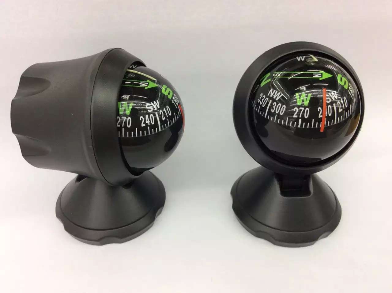 Factory direct sales of LC550-1 plastic car compass adjustable interior direction ball decorative items details Picture
