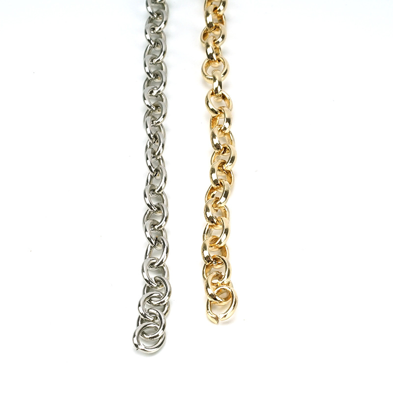 DIY bag chain accessories, O-shaped chain, metal tight chain, crossbody single-shoulder bag chain Item Picture
