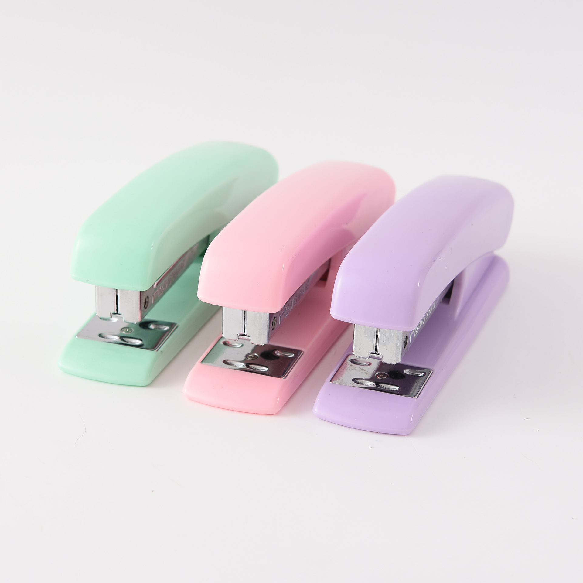 Factory direct supply cross-border exclusive 397 metal 3-color stapler, metal multi-functional labor-saving type, factory dedicated details Picture