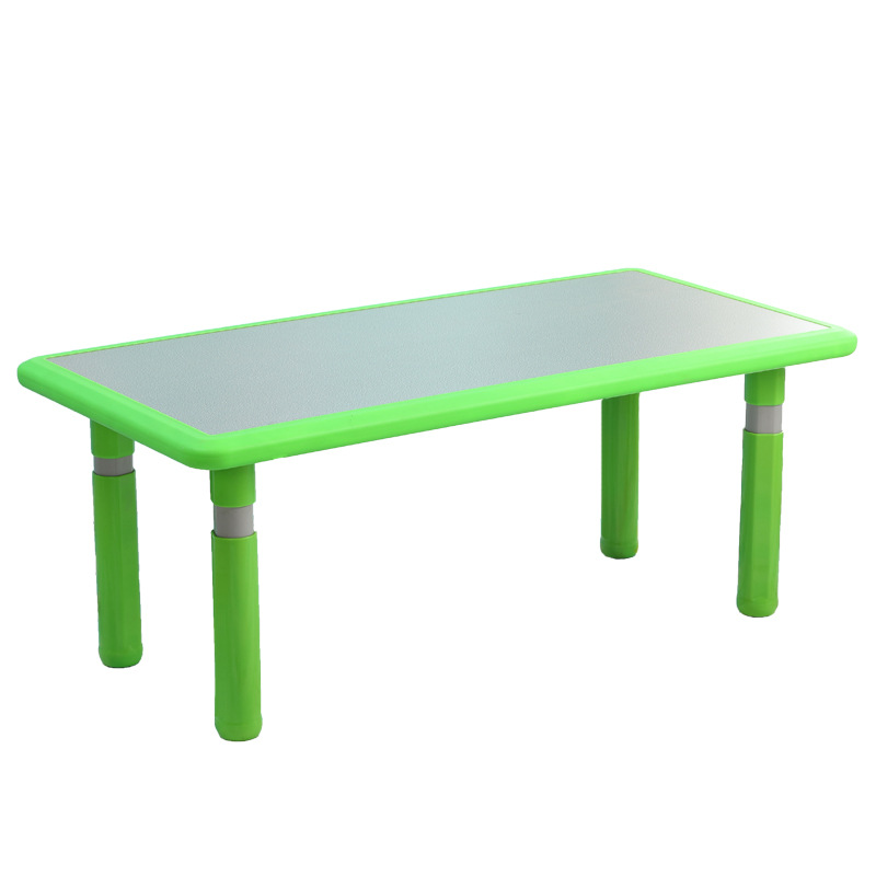 华隆厂家直销儿童课桌椅幼儿园桌椅塑料可升降豪华学习桌子长方形详情图5