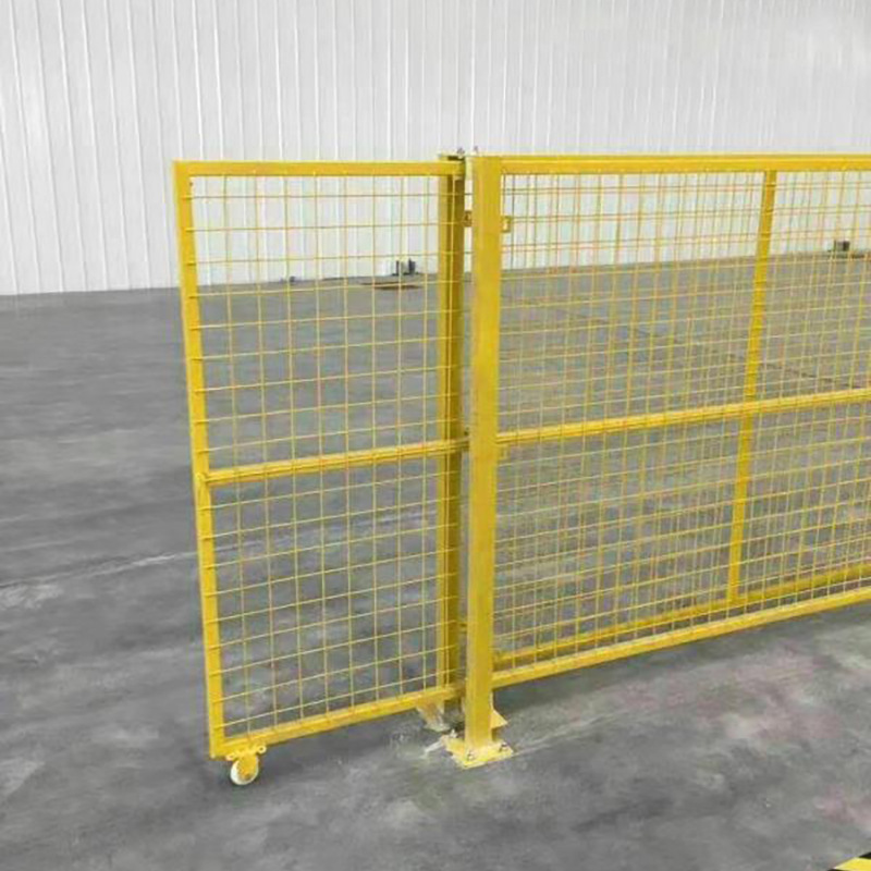 Customized workshop isolation net, indoor warehouse guardrail net, warehouse equipment isolation fence, robot factory area partition guardrail details Picture