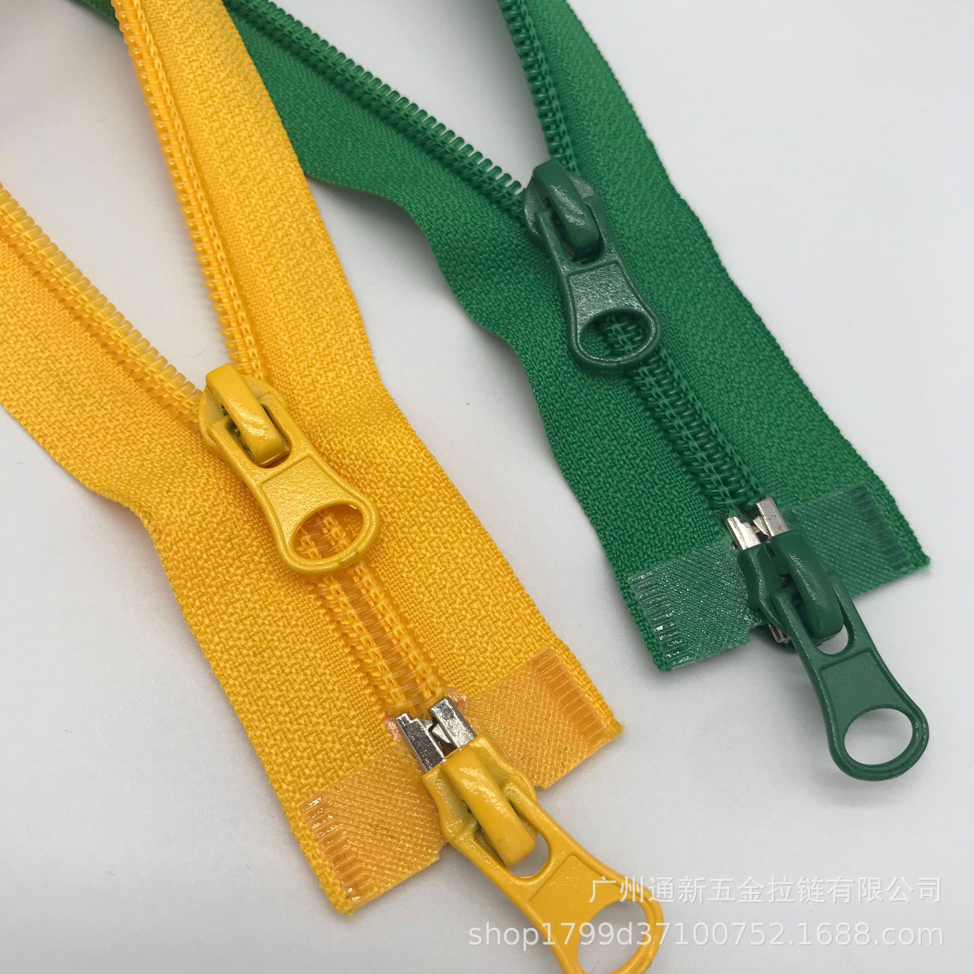 厂家直供 5#号尼龙开尾拉链 葫芦头彩色尼龙拉链服装箱包码庄拉链