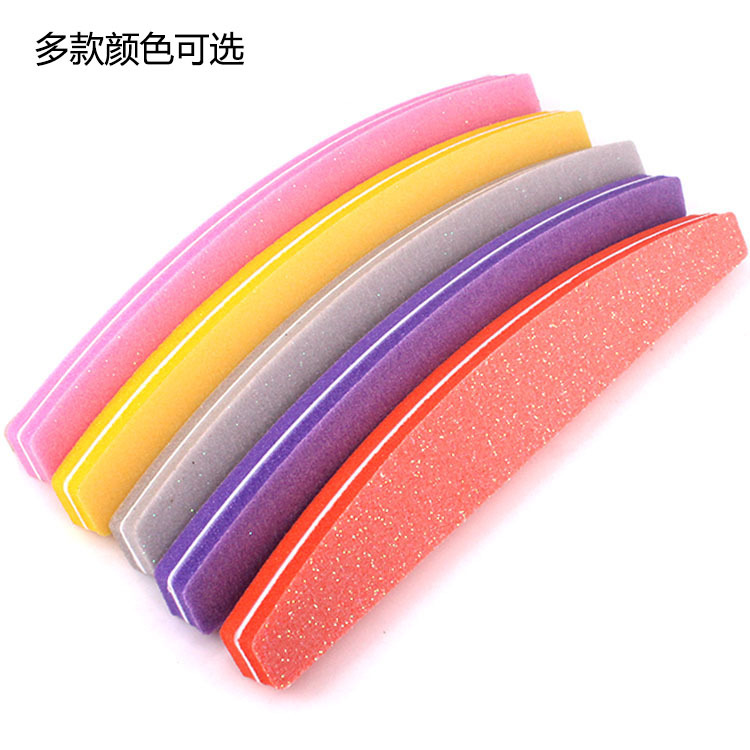 Factory direct sales of nail polish washers, sponge files, washable coarse sand strips, nail files, sandpaper files, shanilak details Picture