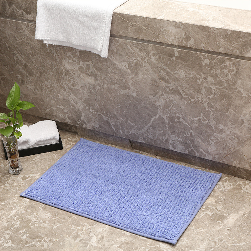 Cross Border Short Velvet Chenille Floor Mat Entry Entry Living Room Bedroom Floor Mat Balcony Carpet Non-Slip Absorbent Bath Mat Application Scenario