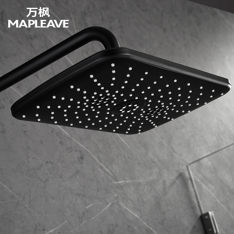 Wanfeng Sanitary Ware AirDance Flying Rain Series Extra-large top-spray Shower Head All-copper thermostatic Shower Set Specification image