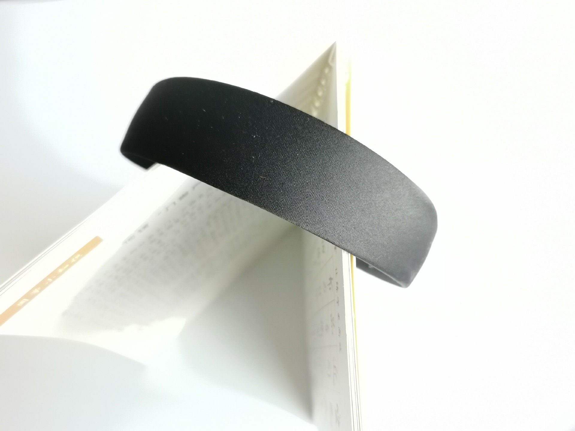 Black Simple Wide Headband 1.5 2 2.5 3 4Cmdiy Accessories Fully Wrapped Cloth Headband Semi-Finished Hair Accessories Item Picture