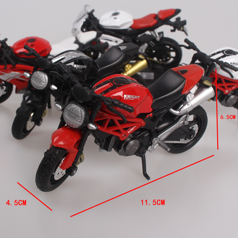 合金摩托车模型摆件机车玩具蛋糕烘焙装饰摆件滑行摩托车详情图3
