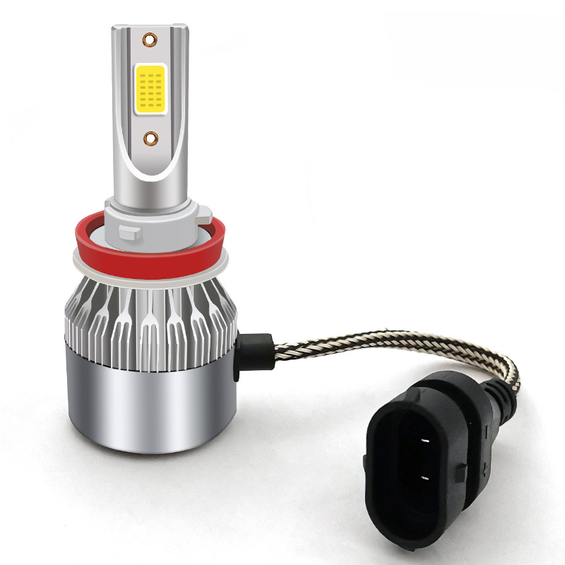 Cross-Border Hot C6led Headlights Car And Motorcycle Headlights Ultra Bright Modified Headlights H4 H7 H11 H13 details Picture