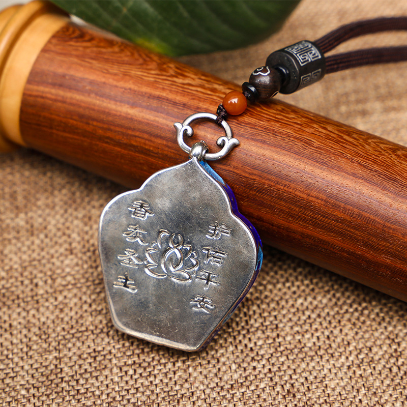 吊坠/朱砂吊坠/男士吊坠/原神/金属牌子细节图