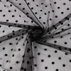 Polka dot flocking fabric, black dot flocking mesh fabric, flocking manufacturer, Taiwanese version flocking polka dot net Application Scenario