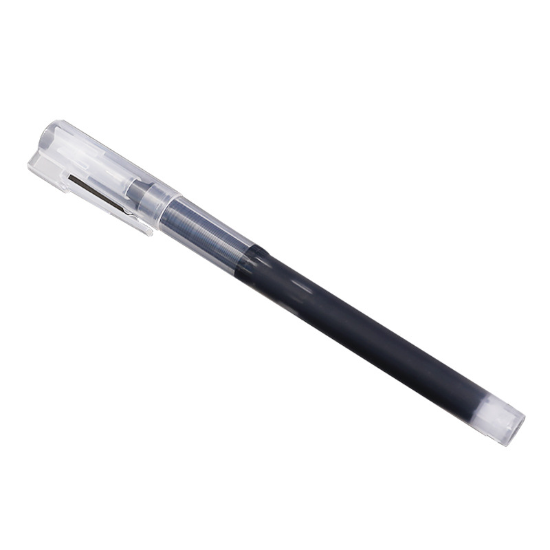 Simple Direct Liquid Neutral Pen Students Creative Roller Pen Large Capacity Quick Drying Direct Liquid Pen Test Learning Signature Pen Item Picture