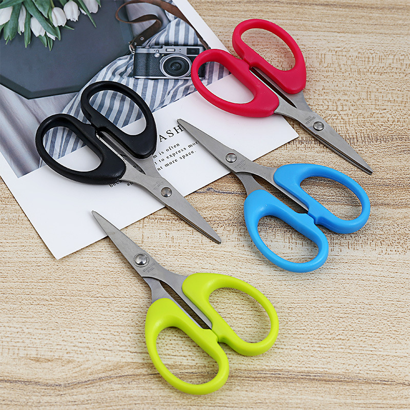 Office scissors Industrial scissors kitchen knife King scissors household pointed sleeve leather scissors small scissors manufacturers wholesale details Picture