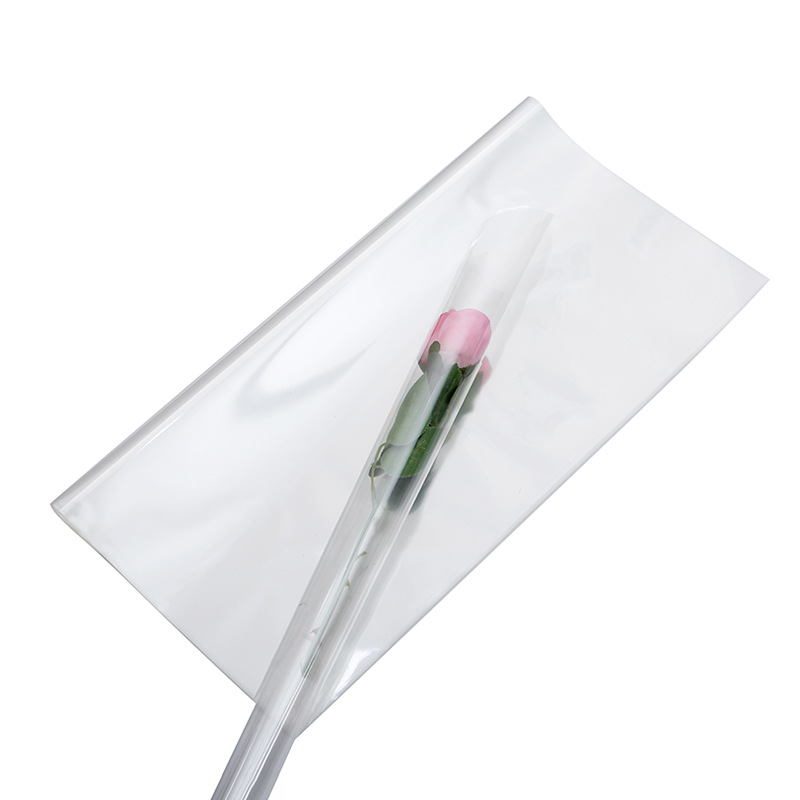 Dust-proof transparent wrap floral paper floral art flower wrapping paper waterproof plastic paper florist bouquet base material cellophane Item Picture