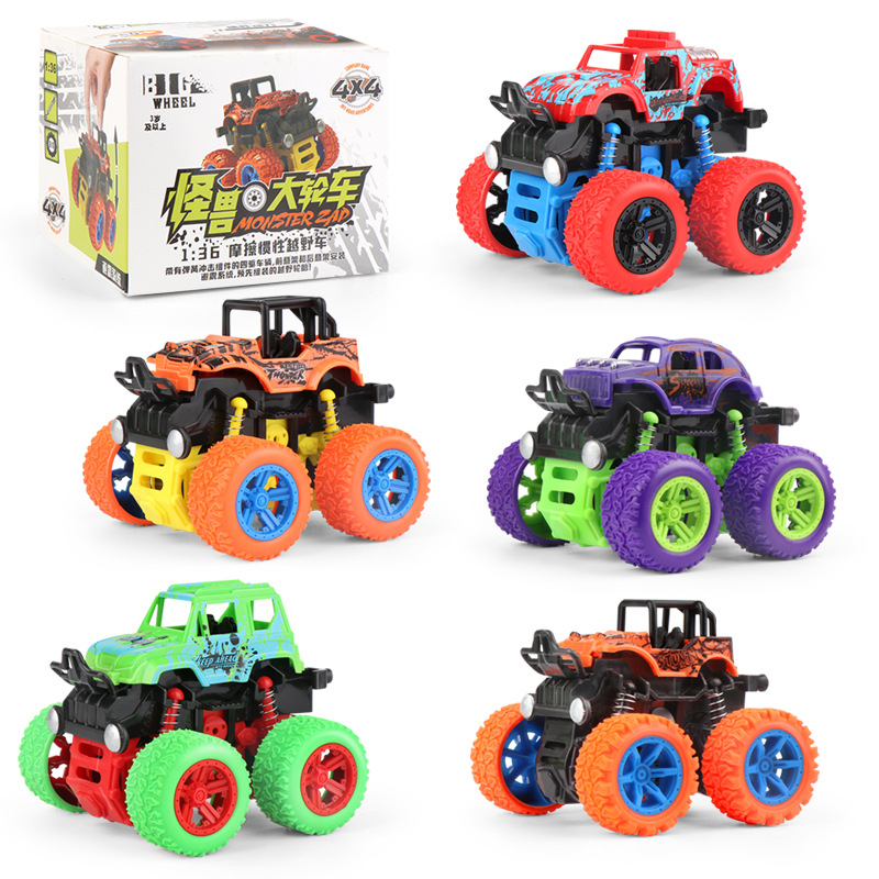 Baby Toys Baby Children Four-Wheel Drive Inertial Stunt Off-Road Vehicle Model Boy Toy Car Stall Wholesale Specification drawing