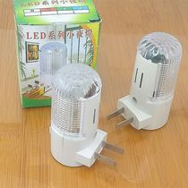 New 3-watt night light plug-in LED energy-saving lamp indoor lighting lamps small bulb wall lamp one yuan two yuan wholesale
