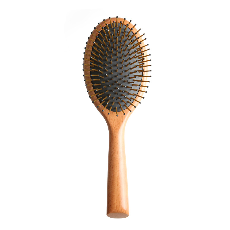 Beech air bag comb dry straight hair comb air cushion scalp massage comb Air bag comb curly hair large plate comb