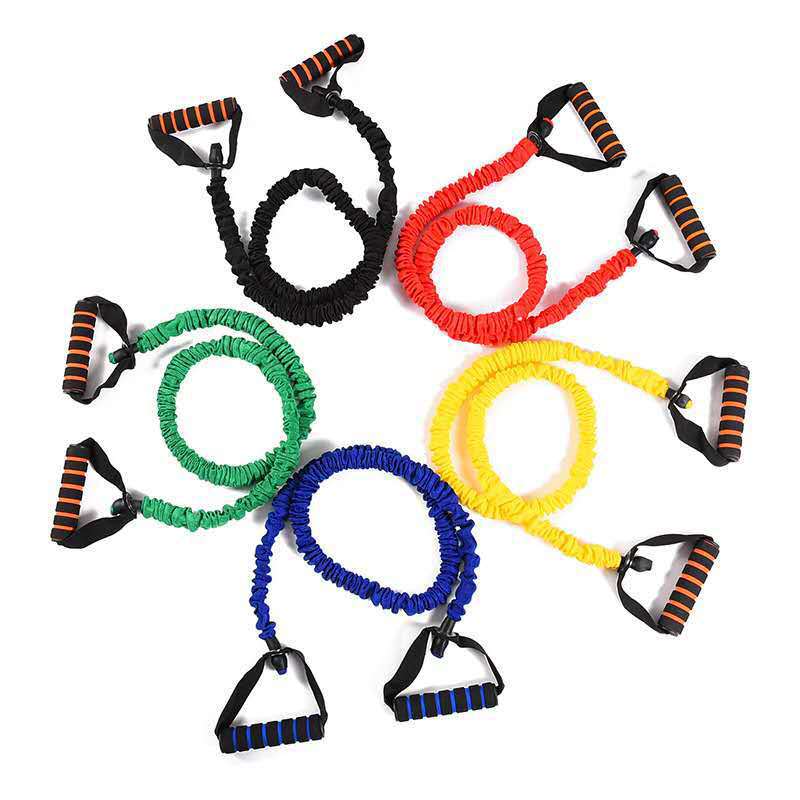Multi-Functional Anti-Break Cover Puller Men's And Women's Home Fitness Thin Back Tension Rope Strength Training Chest Expansion Tension Rope