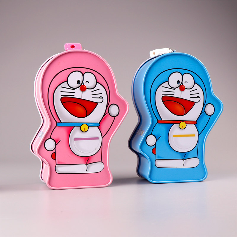 Jingle creative robot cat with lock piggy bank tinplate cute cartoon piggy bank children gifts manufacturers wholesale Application Scenario