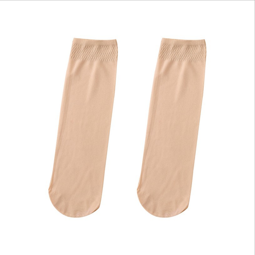 2021 Spring and Autumn thickened pineapple mouth women's short silk socks wholesale breathable and sweat-absorbing velvet pairs of socks at street stalls Item Picture
