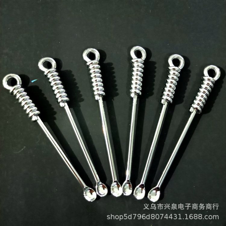Silver ear spoons, metal stainless steel ear scoops, ear cleaners, fashionable ear spoons, 1 yuan per piece, 2 yuan per piece