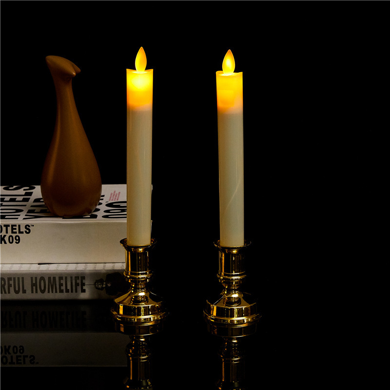 新品/带底托杆蜡/led蜡烛灯产品图