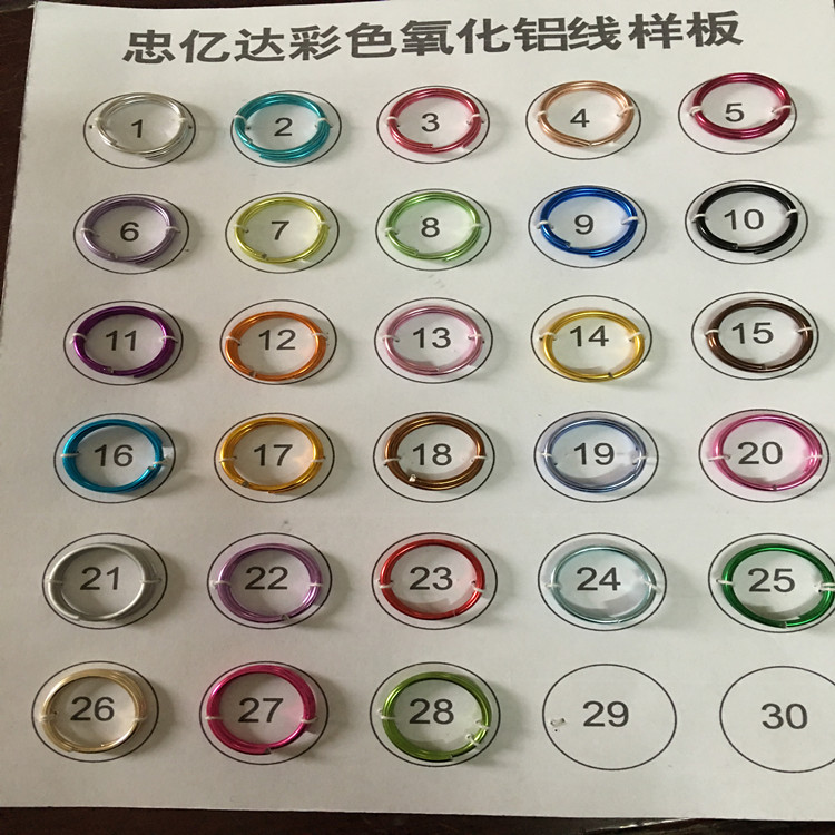 1mm彩色铝线DIY铝丝手工金属丝盆景摩托车摇钱树工艺纯铝丝材料产品图