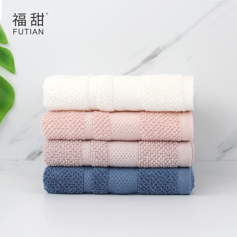 Sweet Cotton Plain Towel Business Wedding Gift Cotton Face Towel Adult Household High-Grade Can Embroider Word Pack Gift Box Application Scenario