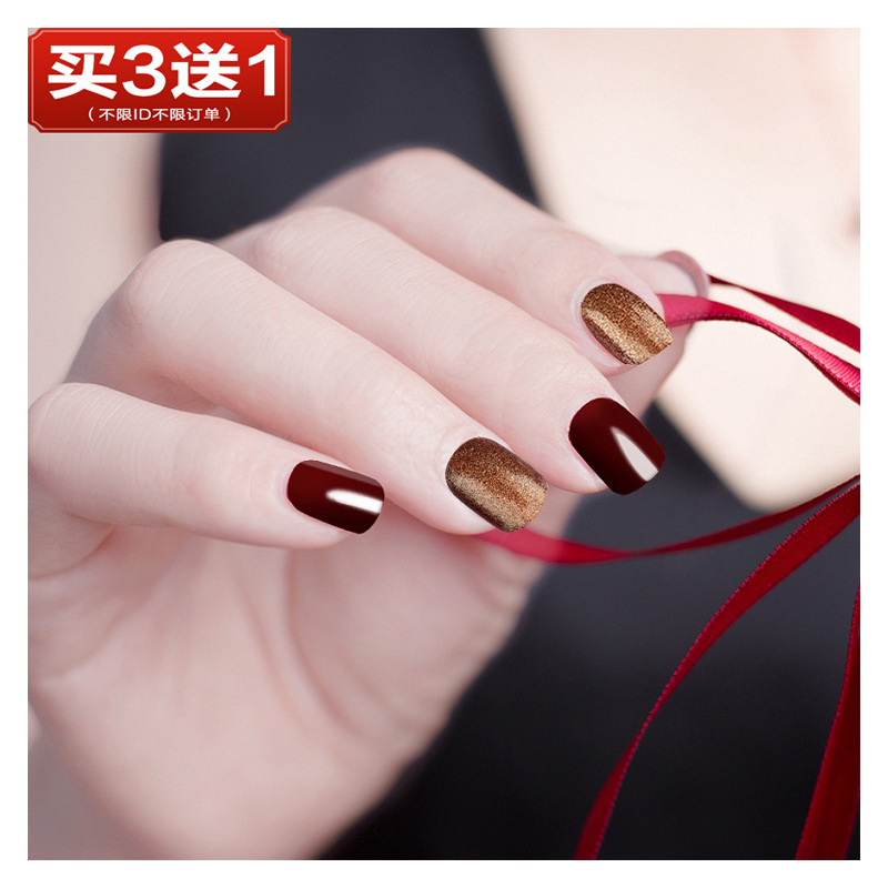 Wholesale of 30 pieces of wearable nail plates, wearable nail art plates, short nail art patches, jelly false nail patches, exclusively for export details Picture
