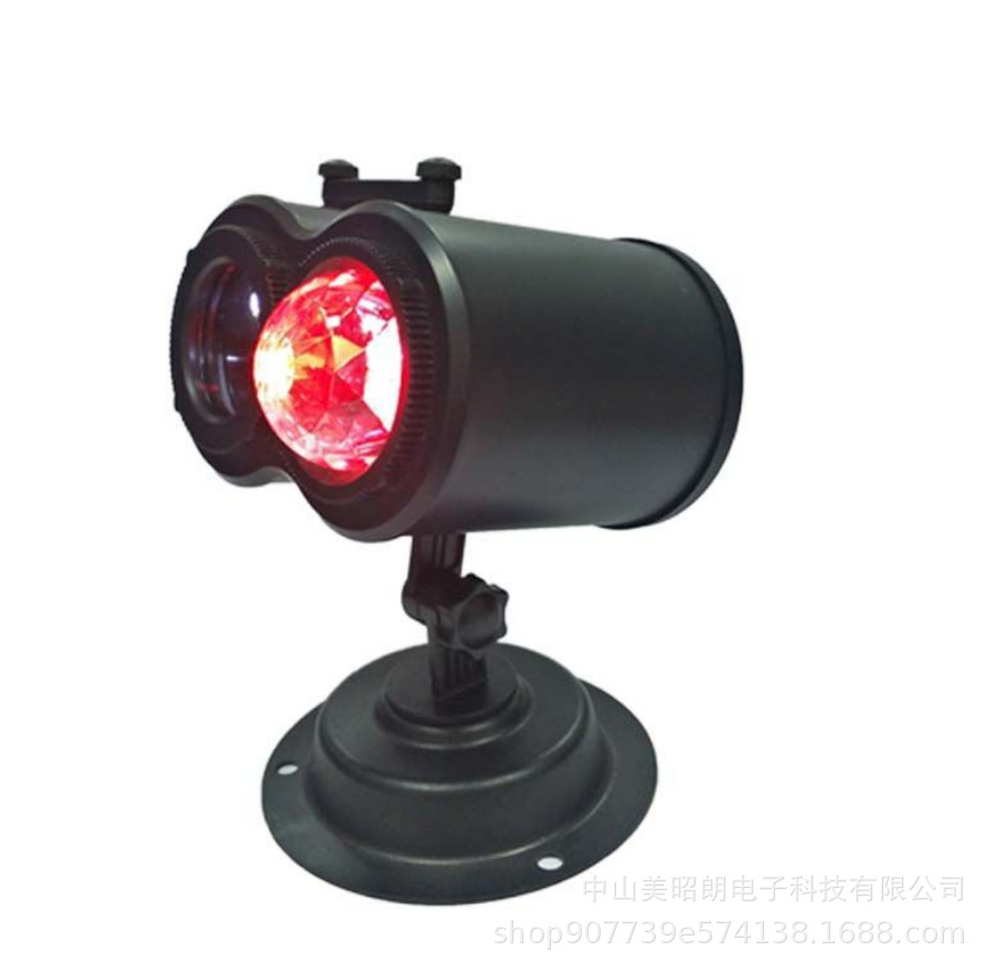 European and American festival double-tube water ripple animation light, lawn card light, 6-piece non-fading film, stage light remote control Application Scenario