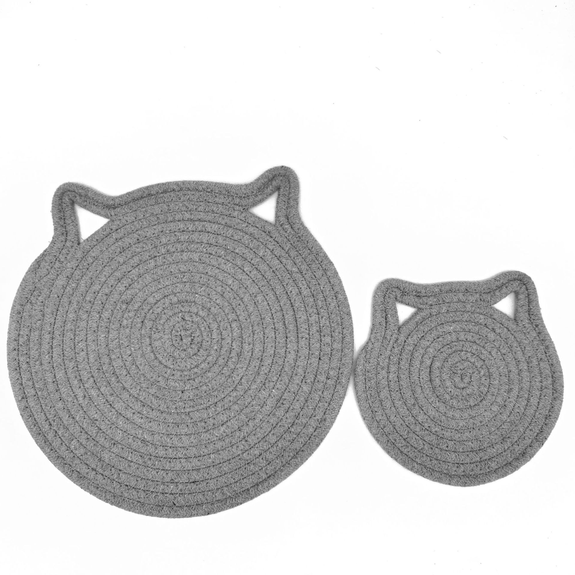 Cat Style Cotton Rope Placemat