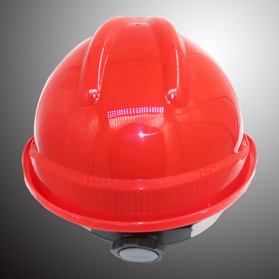 厂家直销 透气V型带孔PE安全帽头盔 防砸建筑装修保护帽 护头盔详情图4