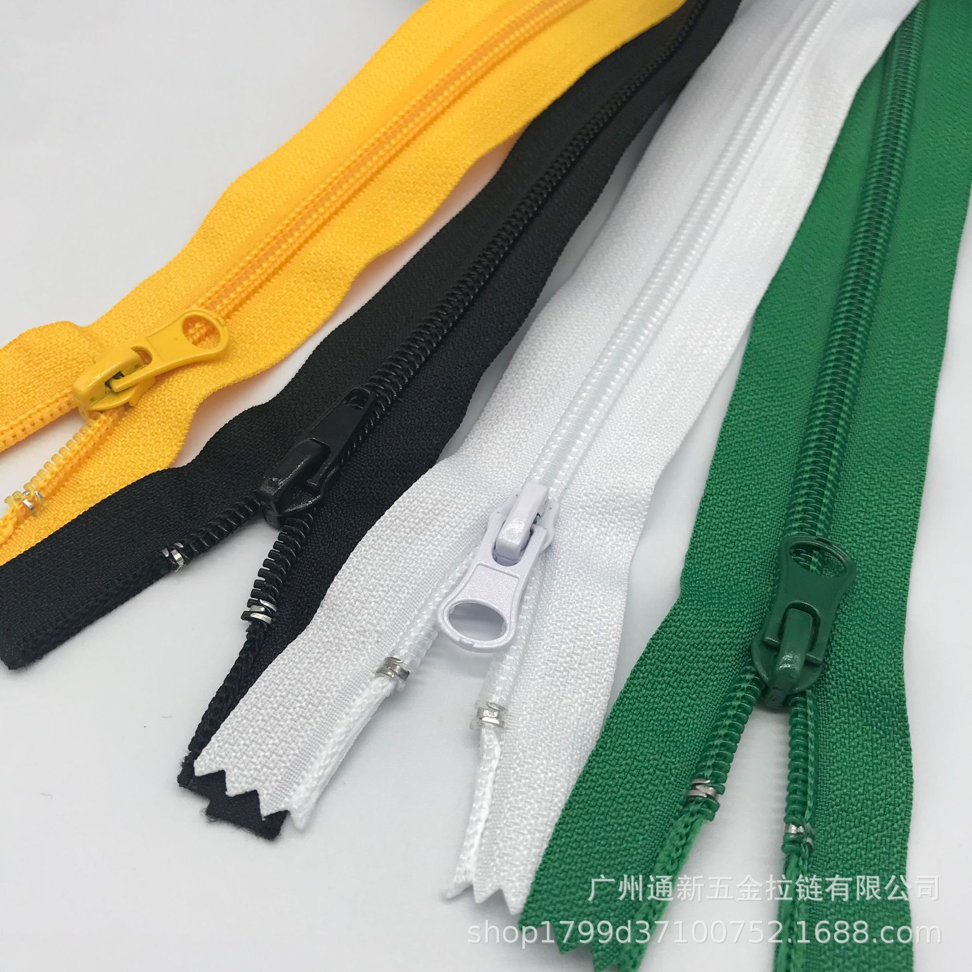 厂家直供 5#号尼龙开尾拉链 葫芦头彩色尼龙拉链服装箱包码庄拉链
