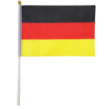 跨境供应德国国旗 8号14*21cm德国手摇旗帜