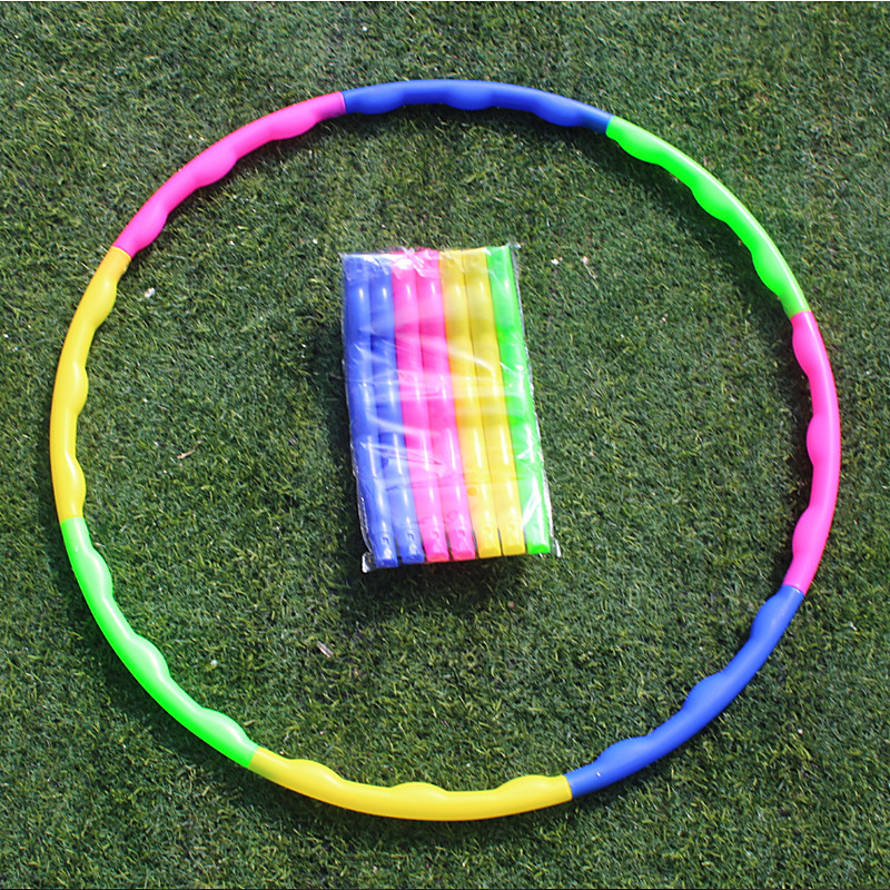 塑料呼啦圈儿童幼儿园玩具可拆卸拼接呼啦圈成人健身呼啦圈圈批发详情图2