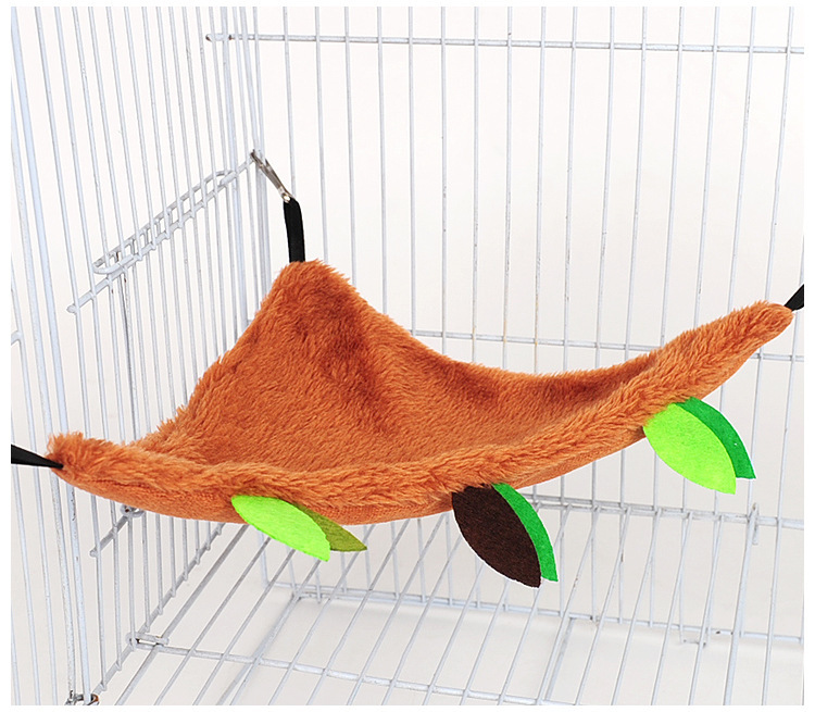 Juguete de peluche hamster hoja hamaca funicular taladrador swing set de 5 piezas ardilla algodón caliente colgante nido details Picture